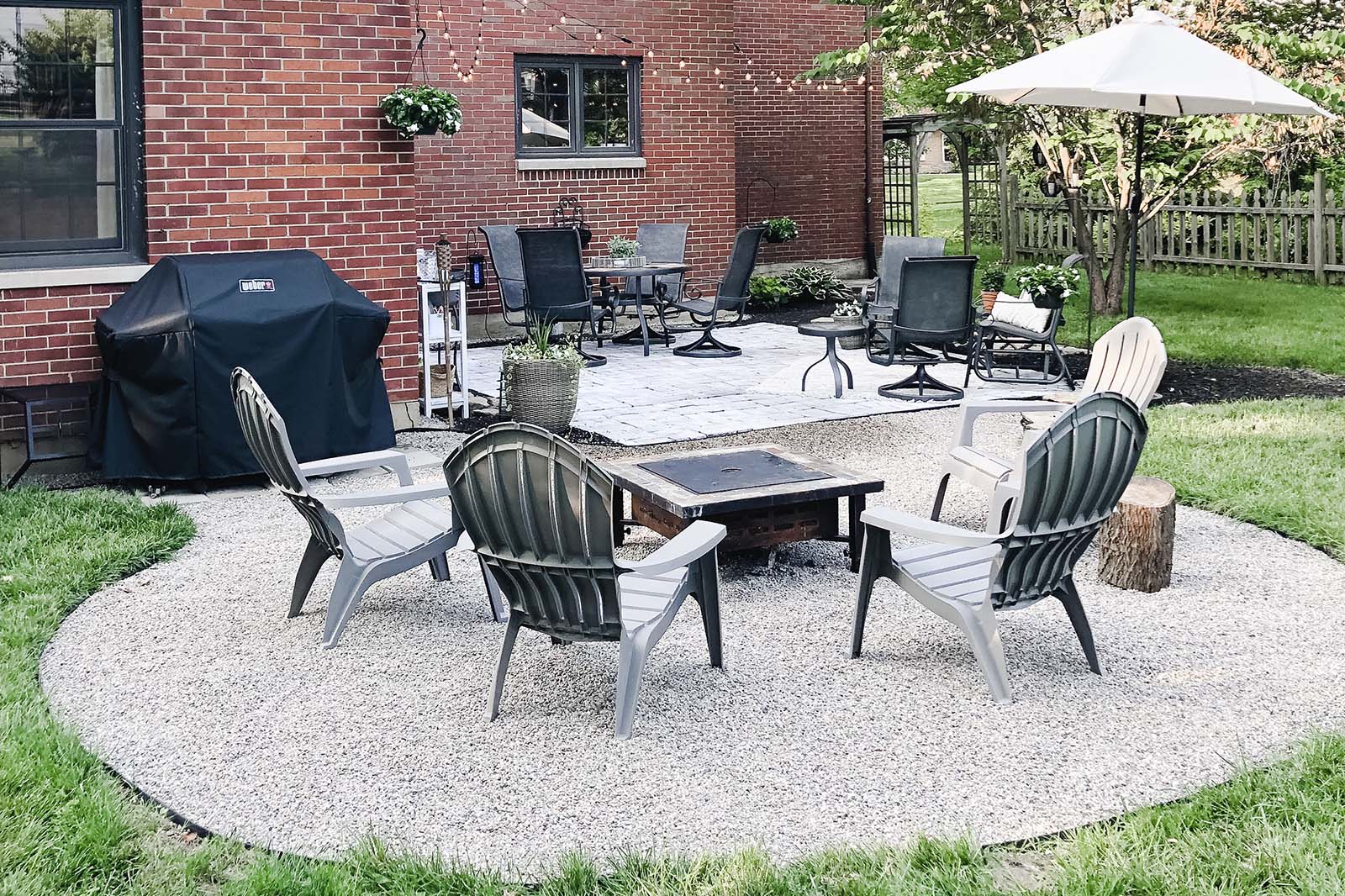 DIY Pea Gravel Patio For Under 200 Redeeming Hampton